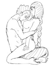 1boy barefoot black_and_white blush boruto:_naruto_next_generations braided_hair braided_ponytail breast_sucking breasts cowgirl_position feet female kakei_sumire lickliking male monochrome naked naruto naruto_(series) nipples nude ponytail sitting sitting_on_lap sketch soles straight uzumaki_boruto rating:Explicit score:41 user:boruhina_boy