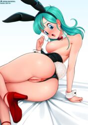 1girls anal anal_insertion anal_masturbation anus ass breasts bulma bulma_(bunny) bulma_briefs bunnysuit dragon_ball dragon_ball_(classic) female female_only heels high_heels masturbation neocoill nipples pussy solo tagme teal_hair teenage_bulma teenage_girl teenager thong thong_leotard uncensored rating:Explicit score:90 user:guccibucciboo