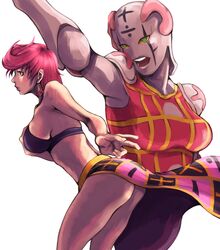 ass female jojo's_bizarre_adventure mimiyama_kiichi solo spice_girl stand_(jjba) trish_una vento_aureo rating:Explicit score:72 user:wodelovetrsdr