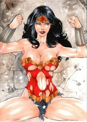 1girls 2019 amazon black_hair blue_eyes bondage bound bound_wrists bracers breastplate breasts captured chained chains cleavage curvaceous curvy dated dc dc_comics defeated diana_prince ed_benes_studio eyeshadow female female_only goddess human justice_league lanio_sena large_breasts legs_spread lipstick long_hair lost_clothes makeup mascara nail_polish panties pinup pussy red_lips red_lipstick ripped_clothing signature slave solo spread_legs superheroine themysciran thick_thighs thighs tiara torn_clothes torn_clothing wonder_woman wonder_woman_(series) rating:Questionable score:52 user:JackieEstacadoThrowaway