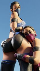 2girls 3d asian asian_female ass ass_focus ass_grab ass_worship big_ass dat_ass edenian female female_only head_on_ass hugging_ass kitana loving_gaze mileena mortal_kombat mortal_kombat_1_(2023) mortal_kombat_3 netherrealm_studios surprised_expression thedirtden thighs twincest twins yuri rating:Explicit score:81 user:WalkBesideMe