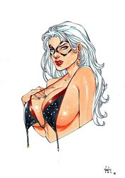 1girls 2019 big_breasts bikini_top black_bikini_top black_bra black_cat_(marvel) blue_eyes blue_nail_polish blue_nails bra breasts busty cleavage dated domino_mask earrings ed_benes_studio eyeshadow felicia_hardy female female_only large_breasts lipstick long_hair looking_at_viewer makeup marvel marvel_comics mascara mask nail_polish pinup red_lips red_lipstick signature solo spider-man_(series) superheroine traditional_media upper_body vagner_fernandes white_hair rating:Questionable score:73 user:JackieEstacadoThrowaway