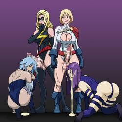 2futas 2girls after_fellatio after_sex all_fours arched_back asian ass back_muscles batman:_assault_on_arkham betsy_braddock big_balls big_breasts big_penis blue_hair carol_danvers cleavage costume crossover cum_on_face cum_on_floor cum_out_mouth cum_puke cum_vomit dangling_testicles dc erection excessive_cum excessive_saliva foursome futa_on_female futanari interracial intersex killer_frost killer_frost_(arkham) kwannon leotard lipstick_mark lipstick_on_balls lipstick_on_penis looking_at_viewer looking_back louise_lincoln marvel ms._marvel ms._marvel_(carol_danvers) muscular_female muscular_futanari overflow pale_skin platinum_blonde_hair power_girl psylocke purple_hair saliva savalkas skintight squatting straight_hair x-men rating:Explicit score:151 user:marvyn