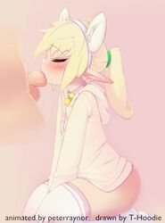 2boys 2d animated blonde_hair blowjob blush cat_ears collar cowbell fellatio femboy girly hoodie_(artist) loop male male/male male_only max_(hoodie) no_sound oral penis peterraynor short_playtime shorter_than_10_seconds shorter_than_30_seconds shorter_than_one_minute simple_background tagme thick_thighs thighhighs trap video yaoi rating:Explicit score:953 user:peterraynor