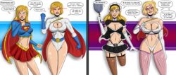 2girls areolae areolae_slip before_and_after big_breasts bimbo bimbofication blonde_hair blue_eyes busty cleavage corset dc dc_comics french_maid g-string hypnosis instant_loss_2koma kara_danvers kara_zor-el karen_starr kryptonian long_hair maid mind_control navel polmanning power_girl short_hair skirt small_breasts supergirl superheroine superman_(series) thick_thighs thighhighs thong whale_tail wide_hips rating:Explicit score:247 user:Zardauz