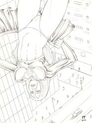 1girls 2007 chris_foulkes dc female flying large_breasts long_hair monochrome navel nipples_visible_through_clothing outside panties public skirt skirt_removed straight_hair supergirl superheroine tagme upside-down rating:Questionable score:5 user:bot