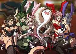 1boy 5girls after_orgasm after_sex after_vaginal aftersex ahe_gao amaterasu_okami au_ra blue_hair breasts brown_hair bunny_girl bunnysuit clothing cum cum_in_pussy cum_inside cum_on_body cum_on_breasts cum_on_face cum_on_upper_body decima final_fantasy final_fantasy_xiv flaccid garlean green_hair harem heart-shaped_pupils hug hyur kinkymation miqo'te multiple_girls nekomimi pantyhose pink_hair raen setsuko_yatsurugi shino_senkatsu sin_faye take_your_pick tongue_out torn_clothes uncensored vagina white_hair xaela rating:Explicit score:81 user:DrAdorable