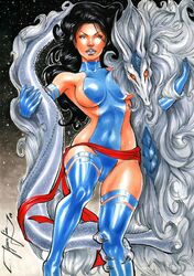 1girls betsy_braddock big_breasts black_hair blue_gloves blue_leotard blue_lips blue_lipstick blue_thighhighs breasts brown_eyes busty carried eastern_dragon ed_benes_studio female female_only flying gloves homo_superior human jeferson_lima large_breasts leotard lipstick long_hair marvel marvel_comics mutant pinup psylocke red_sash sash sideboob skintight solo straight_hair superheroine telepath thick_thighs thighhighs thighs x-men rating:Questionable score:16 user:JackieEstacadoThrowaway