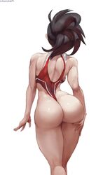 1girls 2d artist_name ass ass_focus backless_swimsuit bare_shoulders big_ass big_breasts big_butt black_eyes black_hair breasts bubble_ass bubble_butt busty butt butt_focus cleavage curvaceous cutesexyrobutts dat_ass female female_focus female_only female_solo from_behind gradient gradient_background hand_on_ass high_resolution hourglass_figure huge_ass knee_boots large_breasts large_filesize light-skinned_female light_skin long_hair midriff momo_yaoyorozu my_hero_academia navel one-piece_swimsuit open_clothes paid_reward partially_clothed patreon_reward ponytail red_boots red_one-piece_swimsuit red_swimsuit shoes shounen_jump sideboob signature simple_background slender_waist sling_bikini solid_color_background solo solo_female solo_focus standing superheroine swimsuit teenager thick_ass thick_thighs thighs thong tied_hair toned very_high_resolution viewed_from_behind watermark white_background wide_hips rating:Questionable score:1848 user:irri