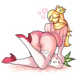 1girls antiheld ass big_ass blonde_hair bra crown curvy dat_ass elbow_gloves female female_only full_body gloves heart heels high_heels human legwear long_hair mario_(series) nintendo on_knees panties princess_peach simple_background solo super_mario_bros._2 tabletorgy thick thighhighs turnip white_background white_gloves white_legwear white_thighhighs wide_hips rating:Questionable score:170 user:Loveingit101