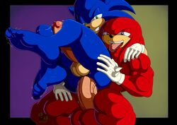 anal anal_sex anthro bara barefoot blackbear clothing curled_toes drooling echidna erection eulipotyphlan feet feet_up foot_focus furry gay gloves hedgehog knuckles_the_echidna male male_only male_penetrating mammal monochrome muscles muscular muscular_male open_mouth penetration precum purple_eyes sonic_(series) sonic_the_hedgehog toe_scrunch toes rating:Explicit score:85 user:LordFemboy