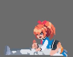 1boy 1girls 69 animated blazer bow cunnilingus facesitting female footwear handjob human jacket kamuo kunio-kun kyoko_(kunio-kun) letterman_jacket lewd_city_girls male orange_hair outerwear pixel_art river_city_girls shoes socks varsity_jacket rating:Explicit score:157 user:MegaMoo