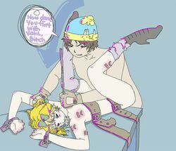 2boys abuse anal bondage bound_wrists branding_mark canon_crossdressing english eric_cartman feminine_male gay girly gore leopold_butters_stotch male male_only malesub marjorine sex south_park spidermanshungry strapped_down table trap yaoi rating:Explicit score:17 user:bot