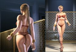 1girls 3d ass back_view big_ass blonde_hair cassie_cage female front_view mortal_kombat mortal_kombat_11 mrsmugbastard ponytail short_hair rating:Questionable score:99 user:thebooblover