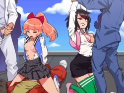 2girls 3boys abuse abused abused_female angry animated arc_system_works arms_behind_back arms_up backpack berg black_hair blush bondage bound bow bra breasts clenched_teeth closed_eyes clothed_sex clothing cowgirl_position crying defeated female female_on_top fighter forced forced_sex green_legwear hair highschool horny_female kunio-kun kyoko_(kunio-kun) long_hair lost_fight male masturbation misako_(kunio-kun) open_clothes open_mouth open_shirt orange_hair paizuri penetration penis pink_bra pussy rape rape_face restrained river_city_girls school_uniform sex short_hair skirt spread_legs straight student student_life thighhighs tied_hands tomboy tough_girl vaginal_penetration wayforward rating:Explicit score:834 user:MegaMoo