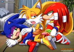 3boys anal bbmbbf crossdressing daisy_chain diamond_level gay knuckles_the_echidna male male_only mobius_unleashed palcomix pietros_secret_club sega sonic_(series) sonic_the_hedgehog tagme tails tails_the_fox team_sonic yaoi rating:Explicit score:69 user:Heatwave-The-Cat