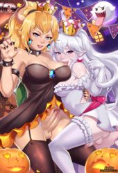 2019 2futas ass backsack balls balls_under_clothes blonde_hair blue_eyes boo_(mario) boosette bottomless_skirt bowsette bracelet breasts bullet_bill cleavage collar crown curvy dress earrings erection erection_under_clothes erection_under_skirt exlic exposed_pussy full-package_futanari futa_only futa_with_futa futanari futanarization genderswap ghost ghost_girl hair halloween heart horn intersex large_ass large_breasts long_hair mario_(series) new_super_mario_bros._u_deluxe nintendo penis penis_out penis_under_clothes penis_under_dress penis_under_skirt pumpkin purple_eyes pussy rule_63 shell skirt small_penis spiked_bracelet spiked_collar spiked_shell super_crown super_mario_bros. testicles thighhighs video_games white_hair rating:Explicit score:270 user:justausername