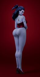 3d big_ass big_butt blender calves high_heels huge_ass long_legs looking_at_viewer looking_back modeling overwatch red the_blue_widow33 widowmaker rating:Explicit score:85 user:The_Blue_Widow33