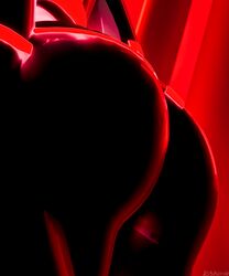  3d 3d_(artwork) 3dscrub alien ass blender female glowing large_ass tagme  rating:explicit score: user:3dscrubb