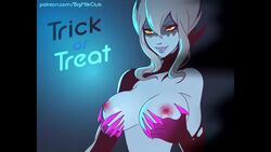 1girls animated areolae big_breasts bouncing_breasts breasts evelynn female female_only holding_breast large_breasts league_of_legends looking_at_viewer nipples no_sound radsquid solo video rating:Questionable score:240 user:justausername