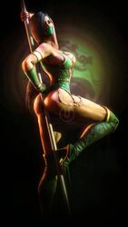 1girls 3d apple_butt ass assassin banskinator big_breasts black_hair breasts bust busty cleavage cleavage_cutout dark-skinned_female dark_skin female female_focus female_only green_leotard green_mask heels huge_ass jade_(mortal_kombat) large_breasts legs long_hair mask masked_female mortal_kombat mortal_kombat_(2011) pole pole_dancing ponytail pose posing presenting skimpy skimpy_clothes solo thick thick_legs thick_thighs thighs thong_leotard urbanator voluptuous wide_hips rating:Questionable score:135 user:ShadowPain