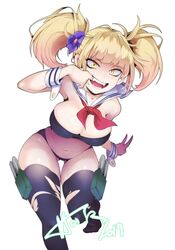 1girls 2019 alternate_breast_size alternate_hairstyle alternate_outfit armpits ass belly bent_over big_ass big_breasts bikini bimbo blonde_hair breasts busty cleavage clothing digital_media_(artwork) eye_contact eyelashes fangs feet female female_only flower hair_flower half-closed_eyes himiko_toga hotvr huge_breasts human large_ass large_breasts leg_up legwear light-skinned_female light_skin long_breasts long_hair looking_at_viewer my_hero_academia navel open_mouth pose posing sharp_teeth side_ponytail simple_background skimpy smile solo standing teeth text thick_thighs thigh_gap thighhighs thighs torn_clothes twintails voluptuous watermark white_background wide_hips wrist_cuffs yellow_eyes rating:Questionable score:648 user:phoenixeugene