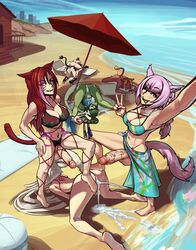 2futas 5girls after_sex au_ra beach bikini bikini_top blush boxman cat_ears cum cum_drip cum_in_pussy cum_inside dickgirl domination face_down_ass_up final_fantasy final_fantasy_xiv futa_on_female futadom futanari intersex miqo'te multiple_girls nude orgy rape red_hair sabrith_ebonclaw smug tail tayelle_ebonclaw rating:Explicit score:421 user:MegaMoo