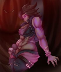 1girls abs amara_(borderlands) borderlands borderlands_3 glowing_eyes kerodash muscular muscular_female pants_down pants_pull rating:Explicit score:28 user:PornArchiver