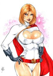 1girls 2019 belt big_breasts blonde_hair blue_eyes blue_gloves breasts busty cape cleavage cleavage_cutout cleavage_overflow cowboy_shot dated dc dc_comics earth-2 earth2 earth_2 ed_benes_studio eyeshadow female female_only gloves hands_on_hips jsa justice_society justice_society_of_america karen_starr kryptonian lanio_sena large_breasts leotard lipstick makeup mascara pinup power_girl red_belt red_cape red_lips red_lipstick short_hair signature solo superheroine thighs white_leotard rating:Questionable score:70 user:JackieEstacadoThrowaway