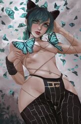 bussiarati butterfly female jojo's_bizarre_adventure jolyne_kujo stone_ocean toned toned_female rating:Explicit score:185 user:wodelovetrsdr