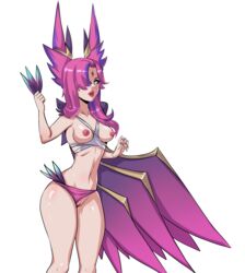 kyoffie league_of_legends riot_games source_request star_guardian star_guardian_series star_guardian_xayah tagme vastaya xayah rating:Explicit score:55 user:waifu_ahri00