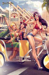 3girls big_breasts black_hair blonde_hair blue_panties bra breasts building busty carriage cleavage comic_cover corset elias_chatzoudis eyeshadow glasses gloves glowing_eye green_corset green_gloves green_pants grimm_fairy_tales_zenescope hat large_breasts liesel_van_helsing lipstick long_hair looking_back makeup mascara multiple_girls official_art panties pants pink_lips pink_lipstick pouch red_bikini_top red_bra robyn_hood robyn_locksley sela_mathers signature sitting text thighs top_hat zenescope rating:Questionable score:27 user:JackieEstacadoThrowaway