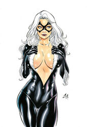 1girls 2019 big_breasts black_bodysuit black_cat_(marvel) black_gloves blue_eyes bodysuit breasts busty cleavage dated domino_mask ed_benes_studio eyeshadow felicia_hardy female female_only fur_trim gloves junior_maia large_breasts lipstick long_hair makeup marvel marvel_comics mascara mask pinup purple_lips purple_lipstick signature smile smiling solo spider-man_(series) standing unzipped_bodysuit white_hair zipper_pull_tab rating:Questionable score:41 user:JackieEstacadoThrowaway