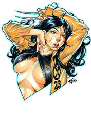 1girls 2019 big_breasts big_breasts black_hair black_shirt breasts brown_eyes busty claws dated ed_benes_studio female female_only fred_benes jacket large_breasts laura_kinney lipstick long_hair marvel marvel_comics metal_claws pinup red_lips red_lipstick shirt shirt_lift signature solo text_on_clothes underboob upper_body x-23 x-men yellow_jacket rating:Questionable score:37 user:JackieEstacadoThrowaway