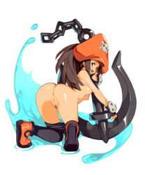 1girls anus ass female female_only guilty_gear looking_at_viewer looking_back may_(guilty_gear) optionaltypo pussy solo rating:Explicit score:153 user:justausername