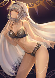 1girls altera_(fate) bangs bare_shoulders blunt_bangs blush body_markings bra breasts choker collarbone dark_skin fate/extella fate/extra fate_(series) female_only forehead_jewel hand_up headband highres leaning_forward lingerie looking_at_viewer mashu_003 navel panties parted_lips red_eyes short_hair sidelocks small_breasts solo thighs underwear veil white_hair rating:Questionable score:128 user:justausername