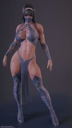 1girls 3d female female_only kitana mortal_kombat mortal_kombat_11 shizzyzzzzzz solo rating:Safe score:163 user:KitanaPrincess7