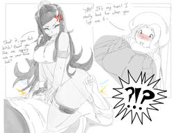 ! 2girls ? about_to_fart angry blush chubby curvy dark-skinned_female dark_skin domination facesitting female_only femdom human human_only interracial larger_female lazei light-skinned_female melony_(pokemon) monochrome nessa_(pokemon) nintendo partially_colored pokemon pokemon_ss question_mark revenge size_difference sketch smaller_female source_request surprised thick_thighs wide_hips yuri rating:Questionable score:151 user:Ronpa