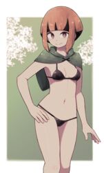 1girls alternate_outfit bikini breasts brown_eyes cleavage clothing female female_only gardenia_(pokemon) human human_only lamb-oic029 legs_together looking_at_viewer pokemon pokemon_dppt short_hair solo rating:Questionable score:94 user:justausername