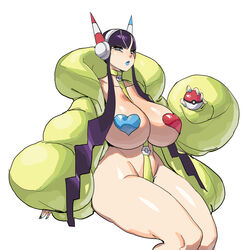 1girls alternate_breast_size alternate_costume alternate_outfit big_breasts blue_eyes blue_heart_pasties blue_pasties breasts censored cleavage covered_nipples covering elesa_(pokemon) elesa_(pokemon_bw2) female female_only headgear headphones holding_object huge_breasts human jacket lipstick long_hair looking_at_viewer maniacpaint nail_polish nintendo pasties pokemon pokemon_bw2 red_heart_pasties red_pasties skimpy solo solo_female source_request thick_thighs thighs voluptuous wide_hips rating:Questionable score:245 user:366Egg