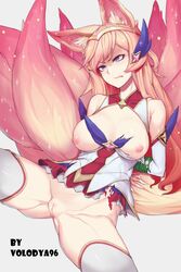 1girls ahri breasts female league_of_legends star_guardian star_guardian_ahri star_guardian_series tagme uncensored yanje rating:Explicit score:94 user:MothersBasementLookinAss