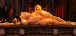 3d areolae big_breasts black_hair breasts busty curvaceous curvy eyelashes eyeliner eyeshadow female female_focus female_only hourglass_figure large_breasts lipstick lying lying_down lying_on_side makeup mascara mileena mortal_kombat mortal_kombat_x nipples nude pinup pose posing pussy shaved_pussy short_hair solo tagme vagina voluptuous wide_hips zeroreiko zeroreyko rating:Explicit score:81 user:Zardauz