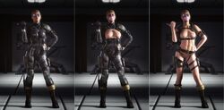 3d areolae athletic blonde_hair blue_eyes bodysuit boots breasts busty cassie_cage female female_focus female_only fingerless_gloves fit fit_female full_body functionally_nude holster hourglass_figure medium_breasts military mortal_kombat mortal_kombat_x mrsmugbastard navel nipples nude pose posing pussy shaved_pussy short_hair skin_tight solo sunglasses tagme thigh_highs tinted_eyewear toned toned_female vagina wide_hips rating:Explicit score:31 user:Zardauz