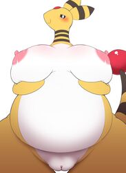 ampharos big_breasts blush breasts female fur furry furry_only huge_breasts large_breasts looking_at_viewer nintendo nipples overweight overweight_female plump_labia pokémon_(species) pokemon pururing pussy solo tail video_games rating:Explicit score:32 user:bot