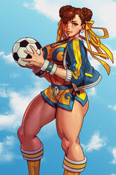 1girls capcom chun-li female female_only negarobo shorts solo street_fighter tagme thick_thighs thunder_thighs top rating:Safe score:106 user:Bolinhodourado