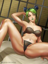 1girls armpits bra breasts female female_only jojo's_bizarre_adventure jolyne_kujo nextoad panties sexy_armpits solo stone_ocean toned toned_female underwear rating:Explicit score:253 user:wodelovetrsdr