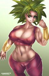 1girls 2020 alamanderarts big_breasts clothed_female dragon_ball dragon_ball_super earrings female female_focus female_only fusion green_eyes green_hair kefla legendary_super_saiyan light-skinned_female light_skin long_hair nipples nipples_visible_through_clothing potara_earrings saiyan short_hair solo solo_female solo_focus source_request spiky_hair super_saiyan super_saiyan_2 rating:Explicit score:109 user:Ponic5