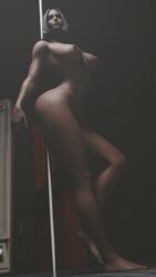 3d barefoot breasts dark-skinned_female dark_skin female huge_ass huge_breasts jade_(mortal_kombat) mortal_kombat muscular_female naughty_face nipples nude pole seductive shizzyzzzzzz solo thick_thighs rating:Explicit score:101 user:playwithmyrocket