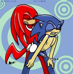 2boys anal blush closed_eyes cum cumming cumshot gay gloves knuckles_the_echidna male male_only nipples sega sex sonic_(series) sonic_the_hedgehog sonic_the_hedgehog_(series) teeth rating:Explicit score:3 user:Big_Daddy_Knuckles