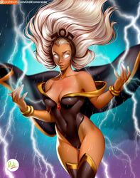 1girls big_breasts breasts cleavage dark-skinned_female dark_skin didi_esmeralda female female_only fully_clothed large_breasts looking_at_viewer marvel marvel_comics ororo_munroe solo storm_(x-men) thick_thighs thighhighs wide_hips x-men rating:Safe score:74 user:justausername